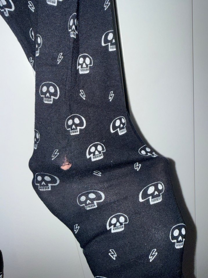 H&M siyah tayt, 5/6 yaş. - Görsel 3