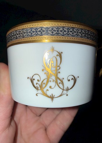 Le Roy  Limoges (France) damgalı, Or et Platine. Original. - Görsel 4