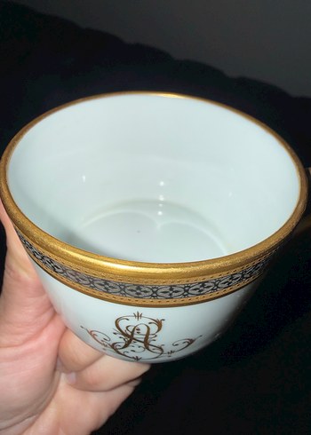 Le Roy  Limoges (France) damgalı, Or et Platine. Original. - Görsel 5