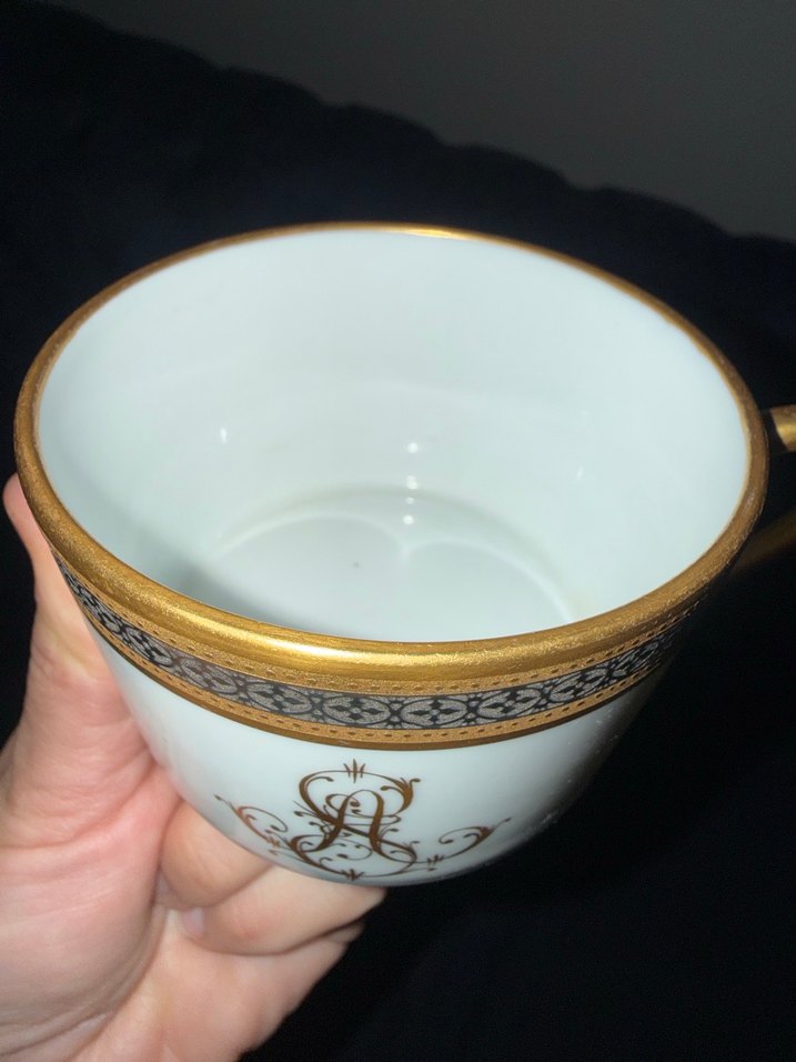 Le Roy  Limoges (France) damgalı, Or et Platine. Original. - Görsel 5