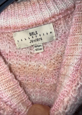 Juniors pembe kazak, 6/7 yaş. Temiz ve yeni gibi. - Görsel 4