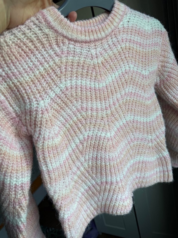 Juniors pembe kazak, 6/7 yaş. Temiz ve yeni gibi. - Görsel 5