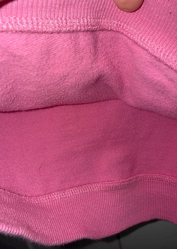 Pembe sweatshirt, 7-8 yaş, temiz. - Görsel 5