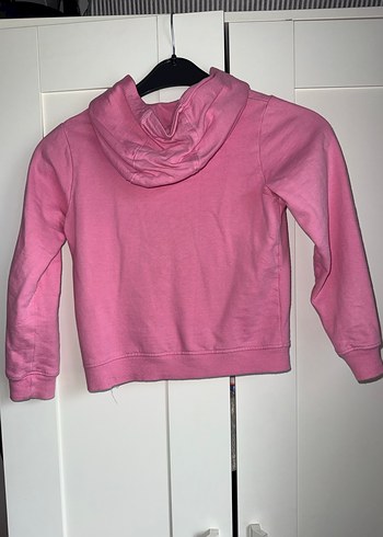 Pembe sweatshirt, 7-8 yaş, temiz. - Görsel 8
