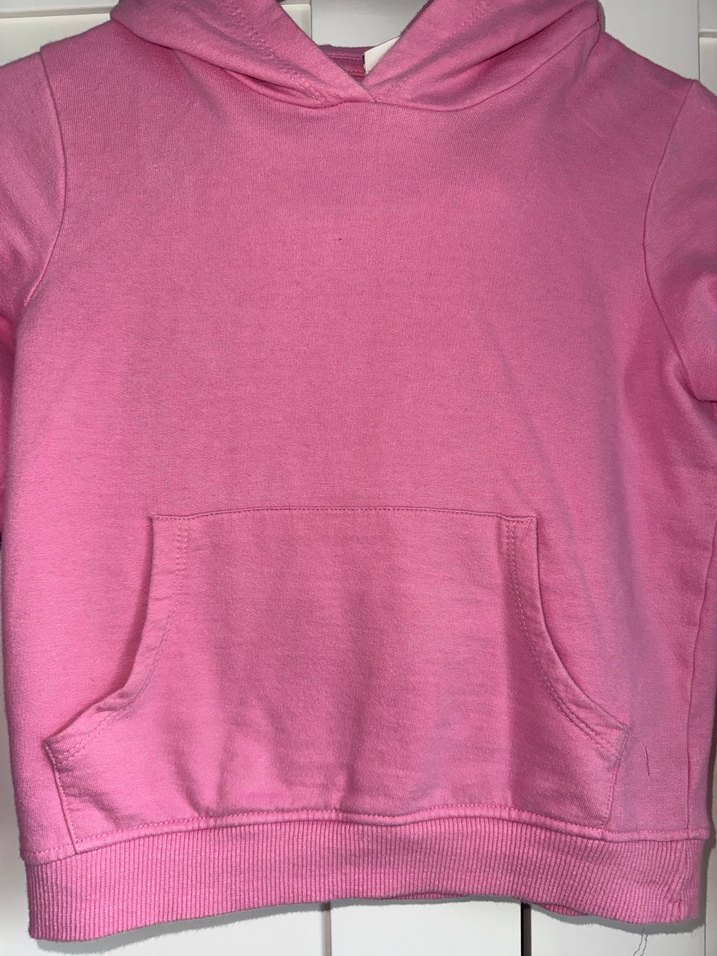 Pembe sweatshirt, 7-8 yaş, temiz. - Görsel 3