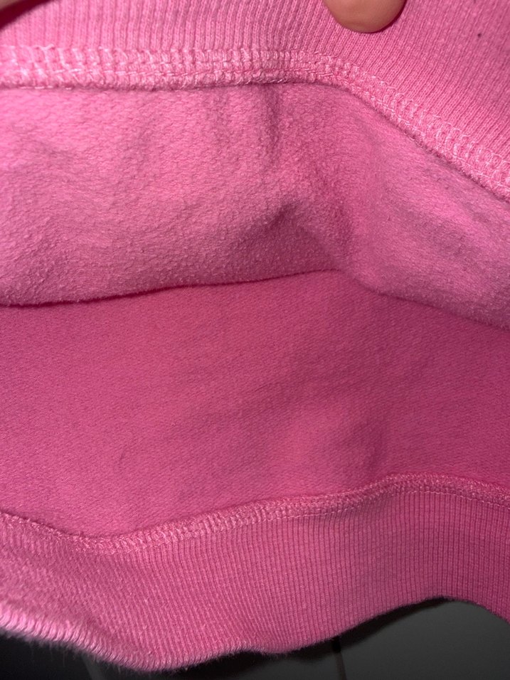 Pembe sweatshirt, 7-8 yaş, temiz. - Görsel 5