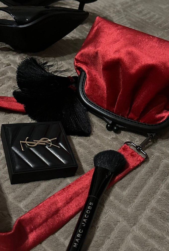 El yapımı özel tasarım kırmızı çanta. - Görsel 5