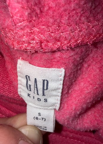 GAP marka, pembe renk eşofman takımı. 6/7 yaş. Orijinal. - Görsel 6