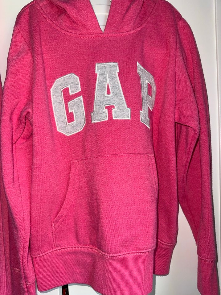 GAP marka, pembe renk eşofman takımı. 6/7 yaş. Orijinal. - Görsel 3