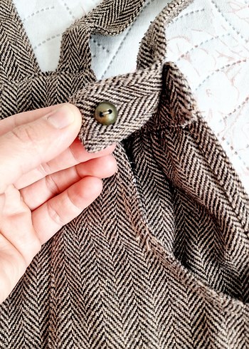 LC Waikiki kahverengi salopet. 5/6 yaş. - Görsel 6