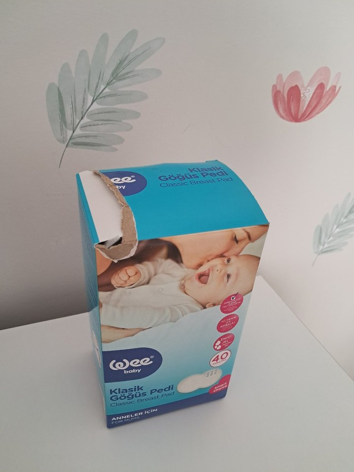 Wee Baby Klasik Göğüs Pedi 40'lı Beyaz - Görsel 2