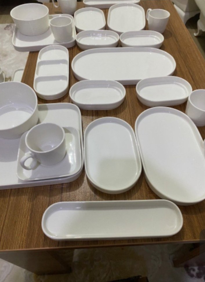 Schafer Nude Krem 38 Parça Kare Kahvaltı ve Yemek Takımı - Görsel 4