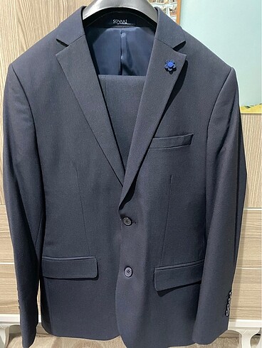 46-6 drop Beden Süvari Slim Fit Takım Elbise
