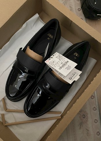 Zara Siyah Rugan Loafer - Görsel 3