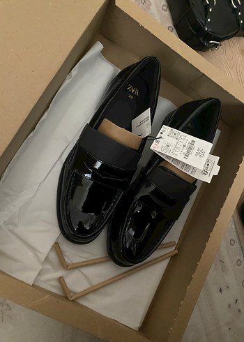 Zara Siyah Rugan Loafer - Görsel 4