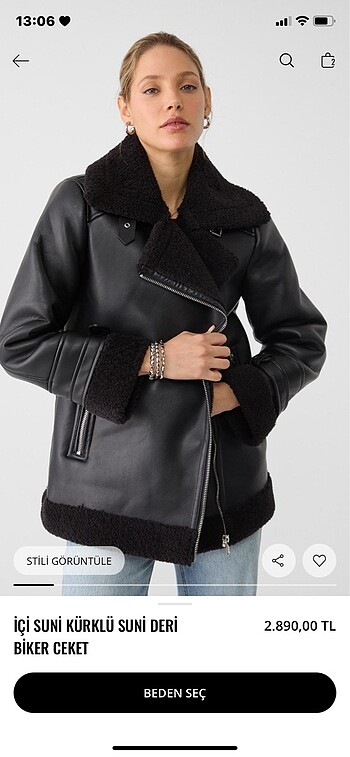 Stradivarius Biker Ceket