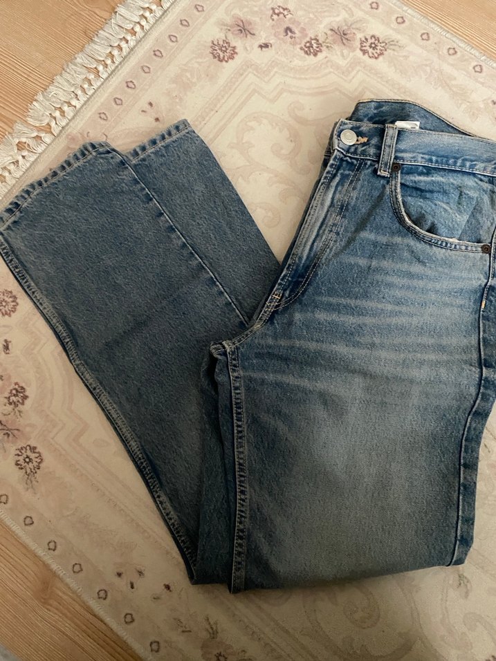 Zara Straight Fit Jean - Görsel 4