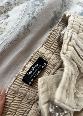 Bershka Bej Kadın Bershka Kargo Pantolon