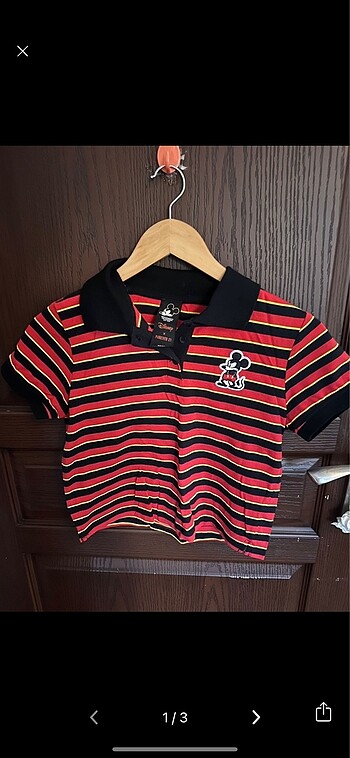 Disney Lisanslı Crop Polo