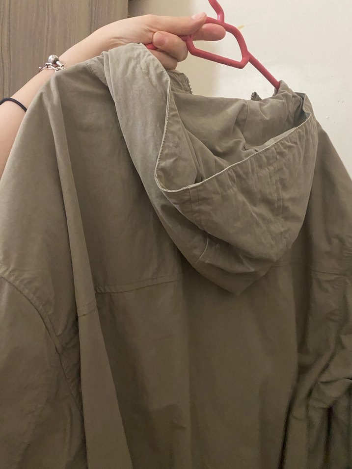 Gri Midi Uzun Kollu Kadın Ceket - Görsel 3