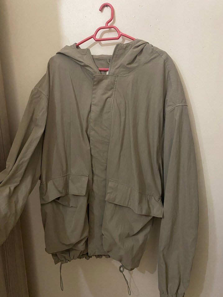 Gri Midi Uzun Kollu Kadın Ceket - Görsel 2