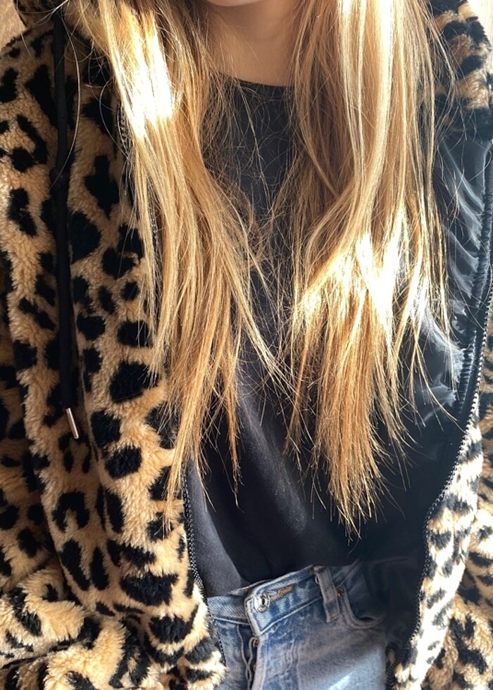 LEOPARLI PELUŞ MONT - Görsel 2