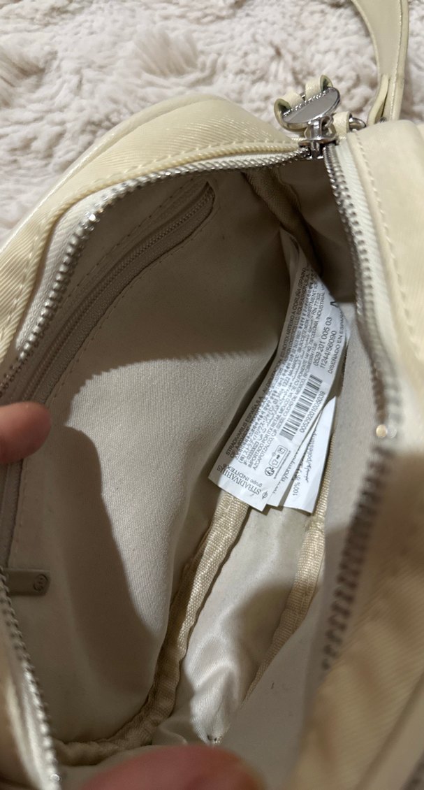Stradivarius Bej Kumaş Çanta — görsel 5/8