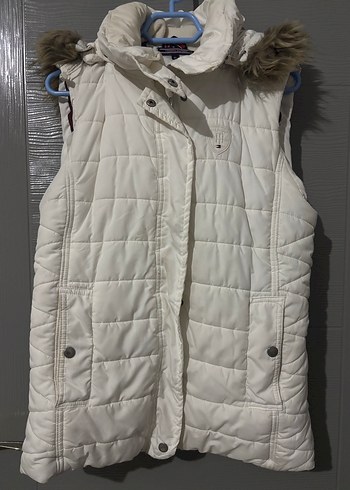TOMMY HILFIGER Beyaz Kadın Yelek