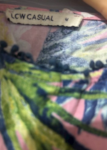 Kadın Pembe Çiçekli Askılı Tulum - Görsel 3