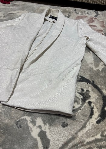 Cotton Bar Krem Kadın Blazer - Görsel 2