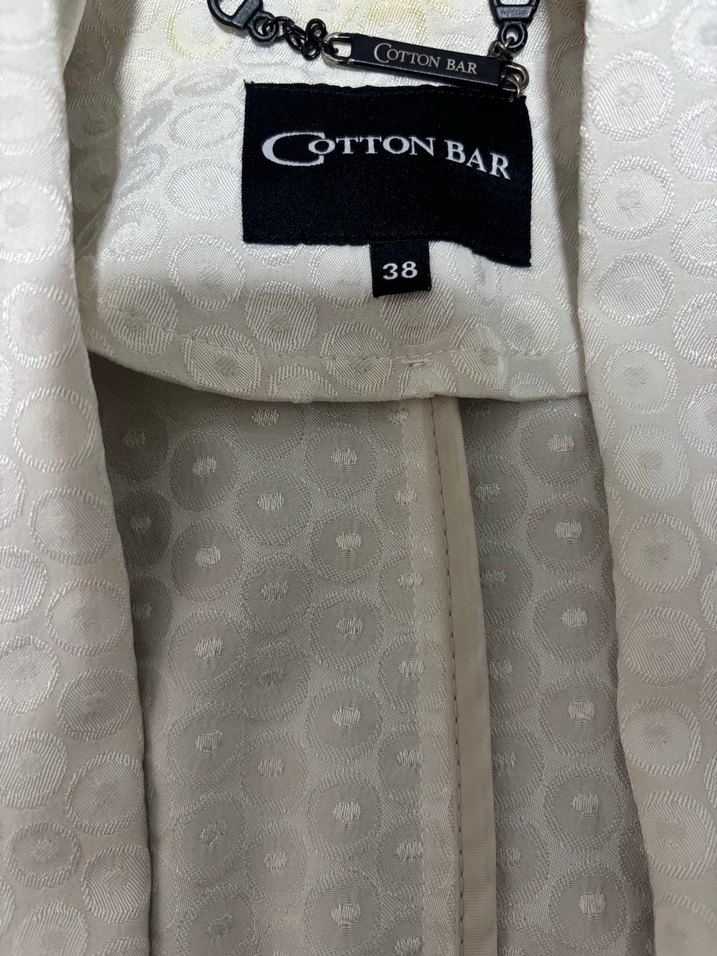 Cotton Bar Krem Kadın Blazer - Görsel 5