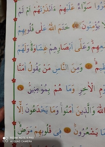  Kuran renkli
