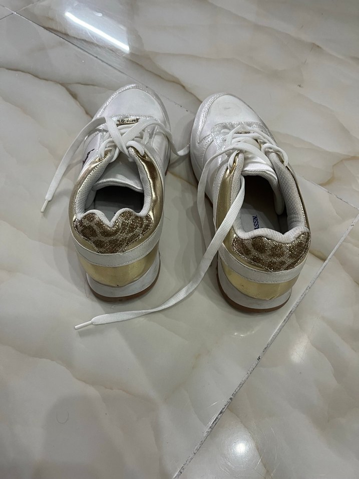 Beyaz US POLO marka spor ayakkabı - Görsel 4