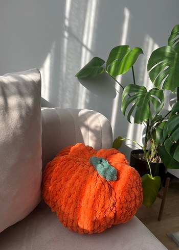 Alize puffy balkabağı dekor yastık - Görsel 2