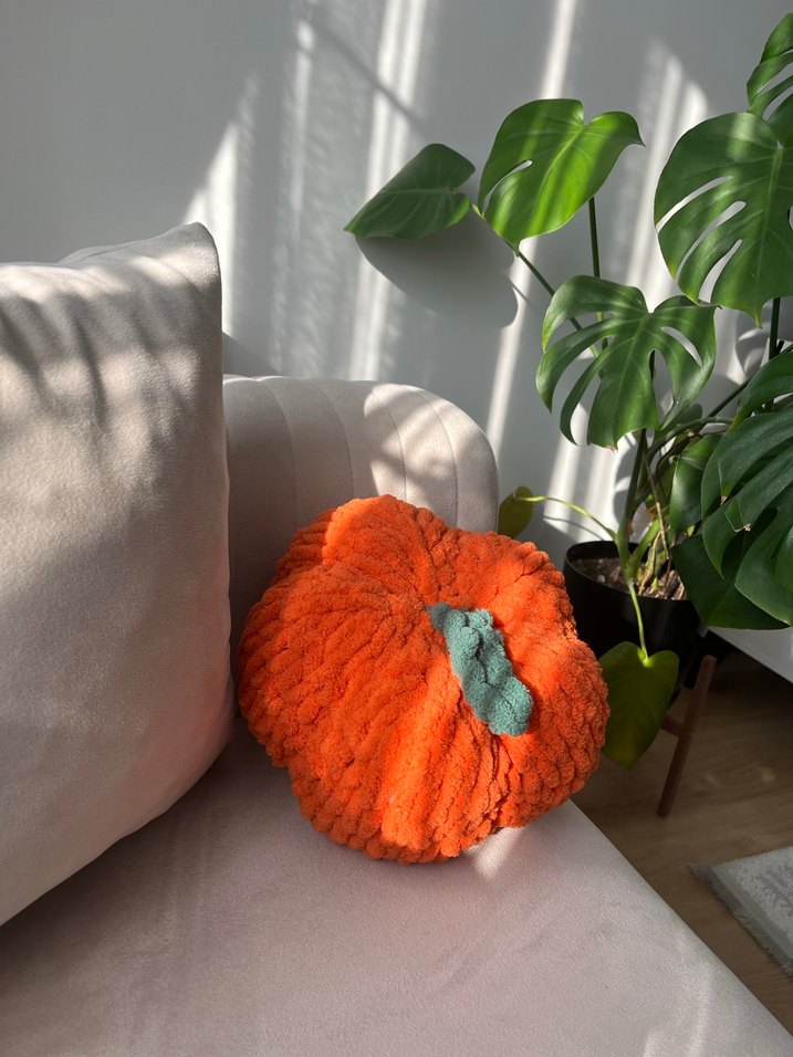 Alize puffy balkabağı dekor yastık - Görsel 4