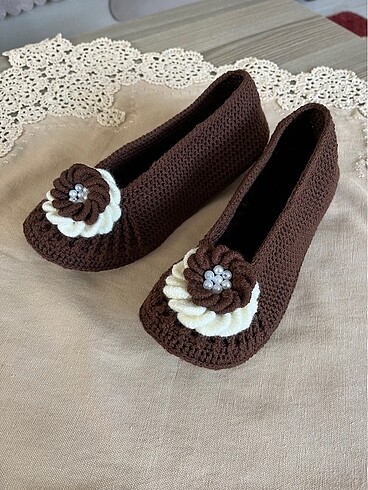 El işi tabanlı çeyizlik patik - Görsel 4