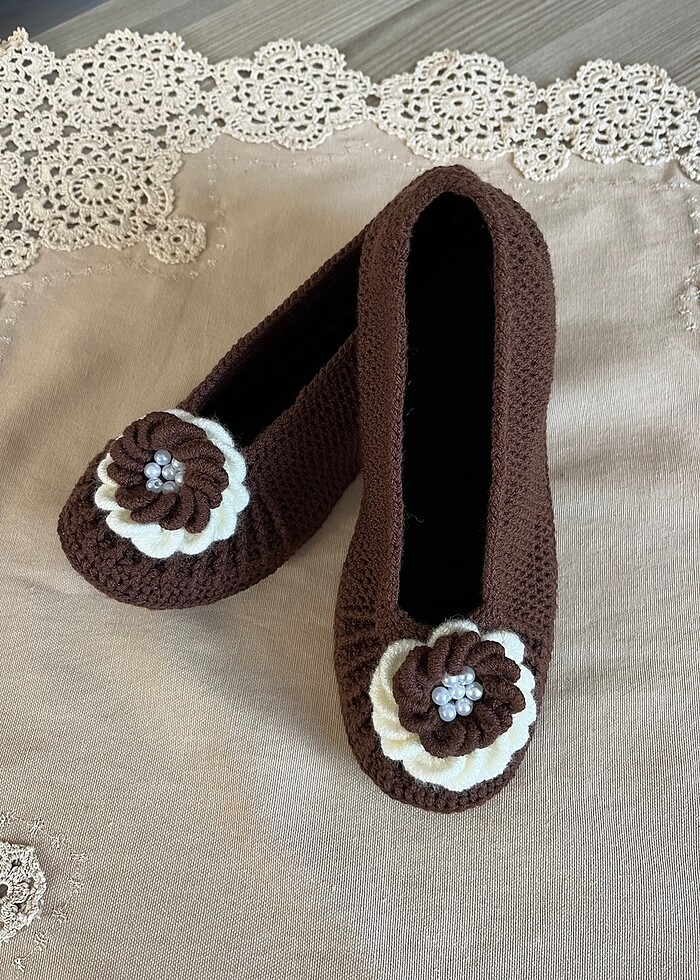 El işi tabanlı çeyizlik patik - Görsel 2