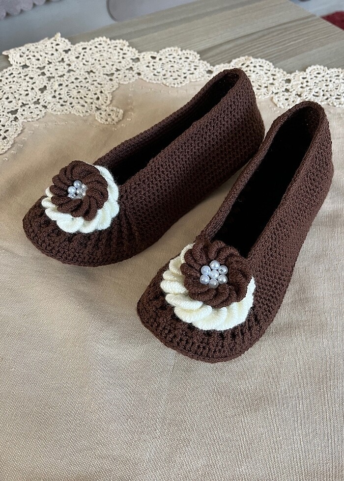 El işi tabanlı çeyizlik patik - Görsel 4