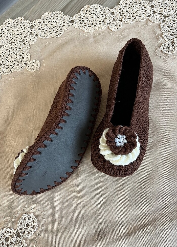 El işi tabanlı çeyizlik patik - Görsel 3