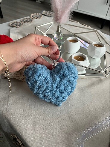 Kalp anahtarlık puffy - Görsel 5