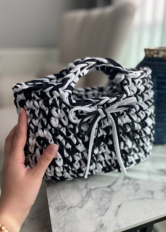 Penye ip çanta - Görsel 4