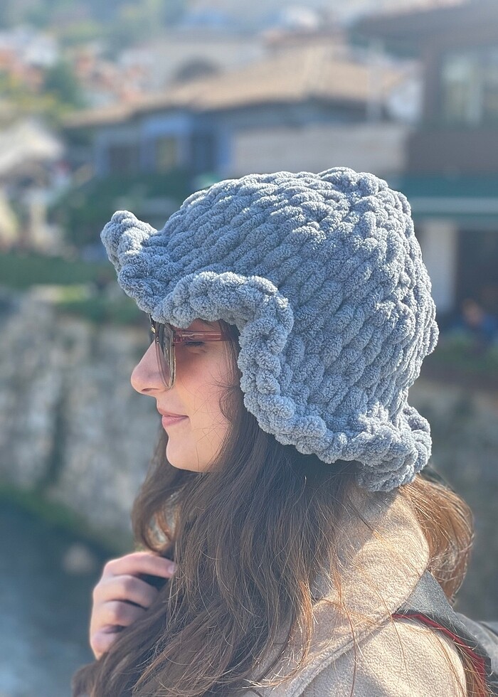 Alize puffy şapka - Görsel 4