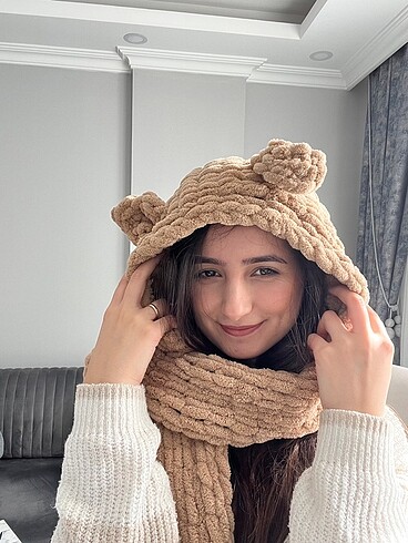 Puffy atkılı bere (balaklava) - Görsel 5