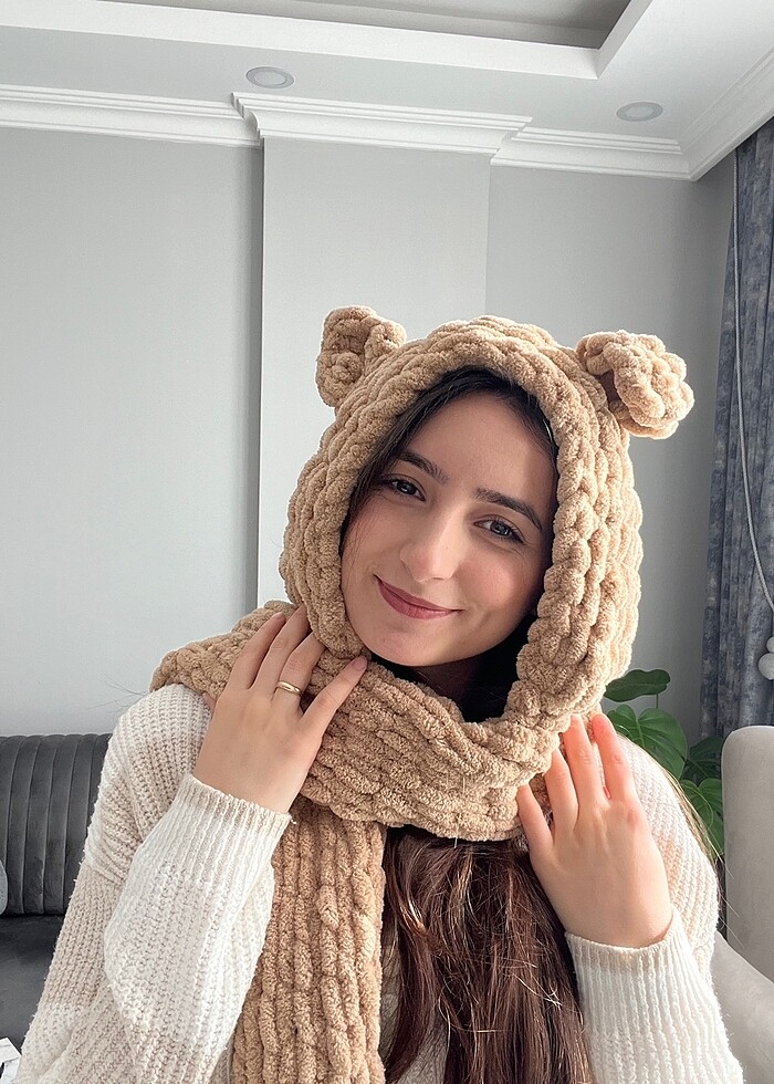 Puffy atkılı bere (balaklava) - Görsel 4