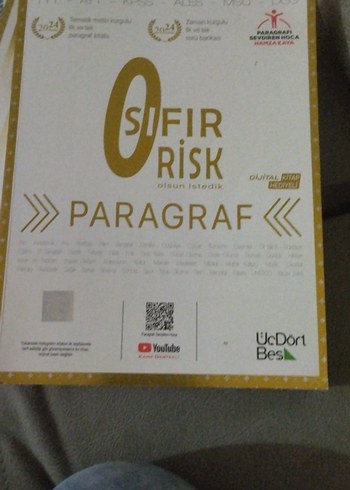 Sıfır Risk Paragraf 2024 Soru Bankası