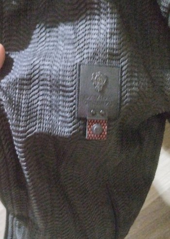 l/xl Beden Siyah Süet Erkek Ceket, Fermuarlı, Notch Yaka