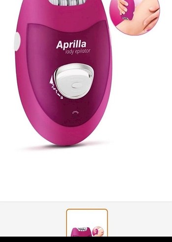 Aprilla Pembe Kadın Epilatör