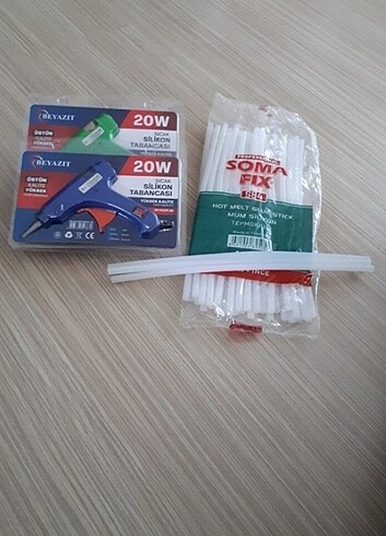 Diğer Silikon Tabancası/15 Adet Mum Hediyeli 