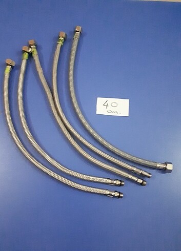 Beden gri Renk 2 Adet 40 Cm.Flex Hortum