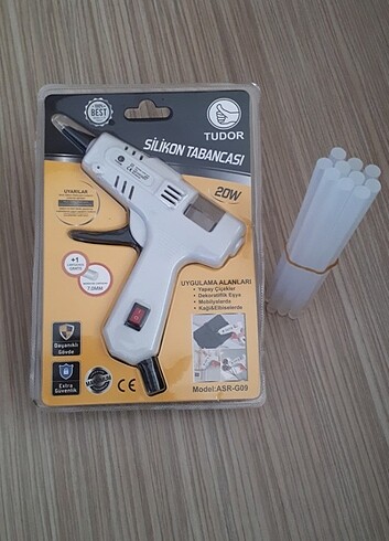 Silikon Tabancası+10 Adet Mum Hediyeli 